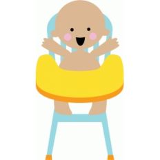 baby in highchair