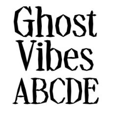 BFC Ghost Vibes Jagged Texture Spooky Halloween Font