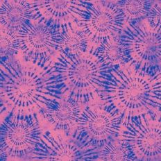 blue on pink tie-dye pattern