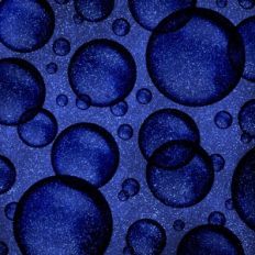 Blue Glitter Dark Bubbles Background Pattern