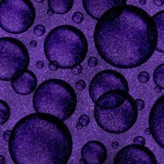 Purple Glitter Dark Bubbles Background Pattern