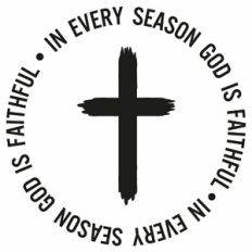 In Every Season God Is Great Cross Word Quote Circle