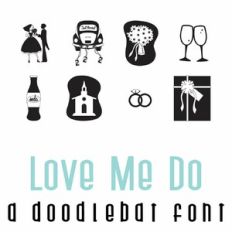 Love Me Do Doodlebat Font