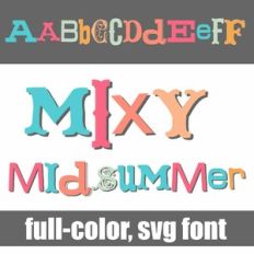 Mixy Midsummer Color Font