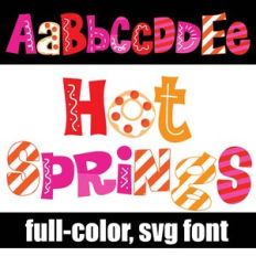 Hot Springs Color Font