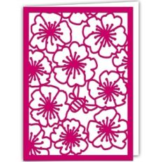 Wild Roses and Bee Card