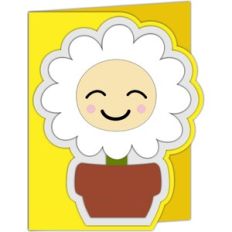 cute daisy card