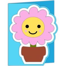 cute rose card