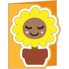 cute sunflower card
