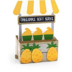 Rectangle Pop Up Pineapple Soft Serve Card