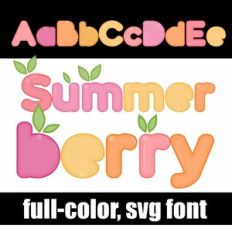 Summerberry Color Font