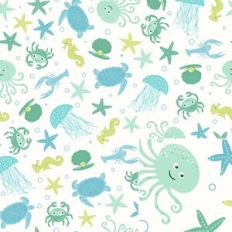 Cute Under The Sea Printable Pattern Background