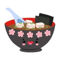 Kawaii Miso Soup Sushi