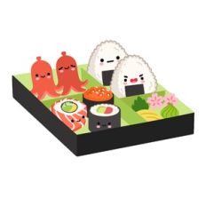 Kawaii Sushi Bento Box