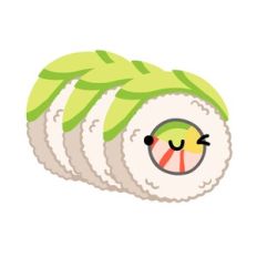 Kawaii California Sushi Roll