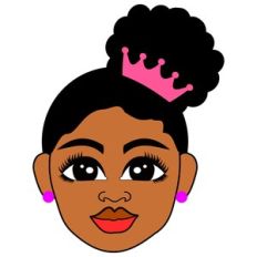 AFRO SIDE PUFF GIRL