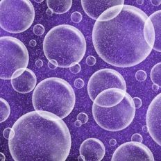 Purple Glitter Bubbles Background Pattern