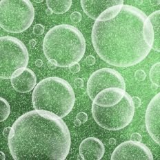 Green Glitter Bubbles Background Pattern