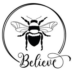 Believe Bee Word Circle