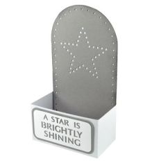 Brightly Shining Tinpunch Star – Folk Art Treat Dish