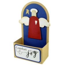 Comfort and Joy Angel – Folk Art Treat Dish