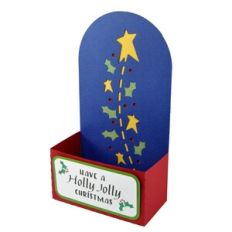 Holly Jolly Christmas – Folk Art Treat Dish