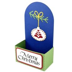 Merry Christmas Ornament – Folk Art Treat Dish