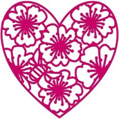 Wild Rose and Bee Heart
