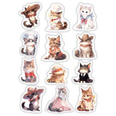 Fashionable Kittens Planner Sticker