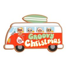 Groovy Christmas Gingerbread Hippie Van