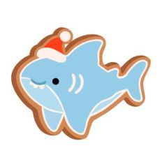 Gingerbread Christmas Shark