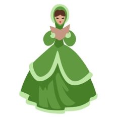 Vintage Lady Caroler