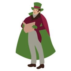 Vintage Man Caroler