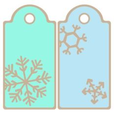 Snowflake Gift Tags