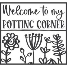 Welcome to my Potting Corner