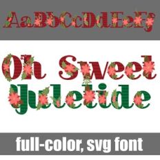 Oh Sweet Yuletide Color font
