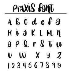 Praxis Font