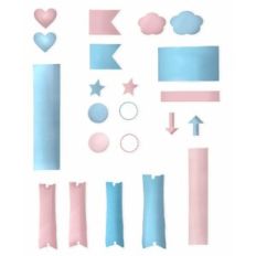 Pink and Blue Planner Stickers