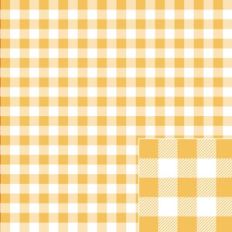 Sunshine Yellow Buffalo Check Plaid Printable Pattern Background