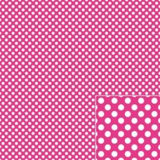 Hot Pink and White Polka Dot Printable Pattern Background
