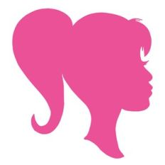 Girl Face Profile Ponytail Silhouette
