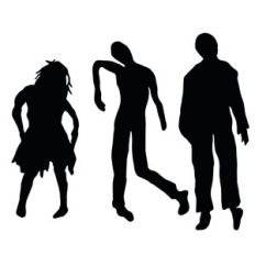 Zombie Apocalypse Silhouettes