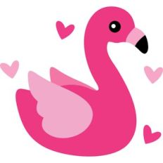 cute flamingo