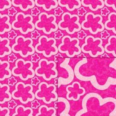 pink glitter flowers pattern