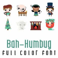 Bah-Humbug Full Color Font