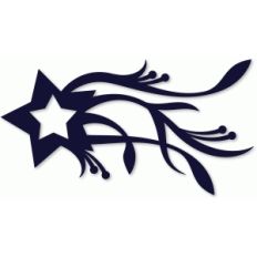 organic flourished star