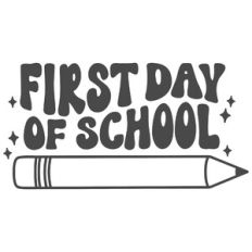 Retro First Day of School