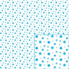 blue on white star pattern