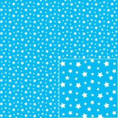 white on blue star pattern