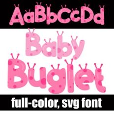 Baby Buglet Color Font